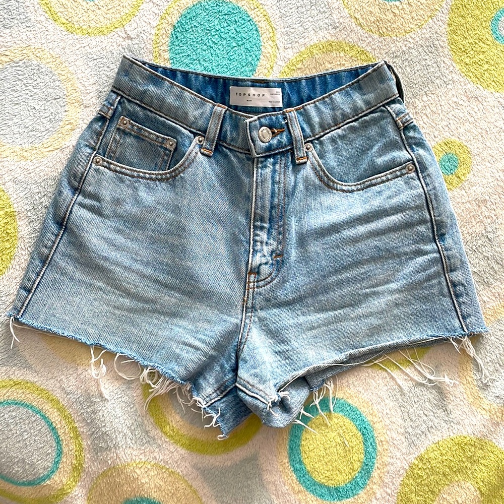 Top shop mom shorts size 0